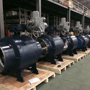 完成蒙古烏蘭巴托市政供熱管道首批全焊接球閥供貨